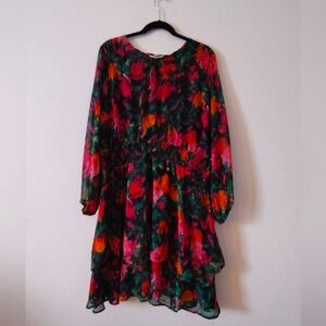 Floral Long Sleeve Dress